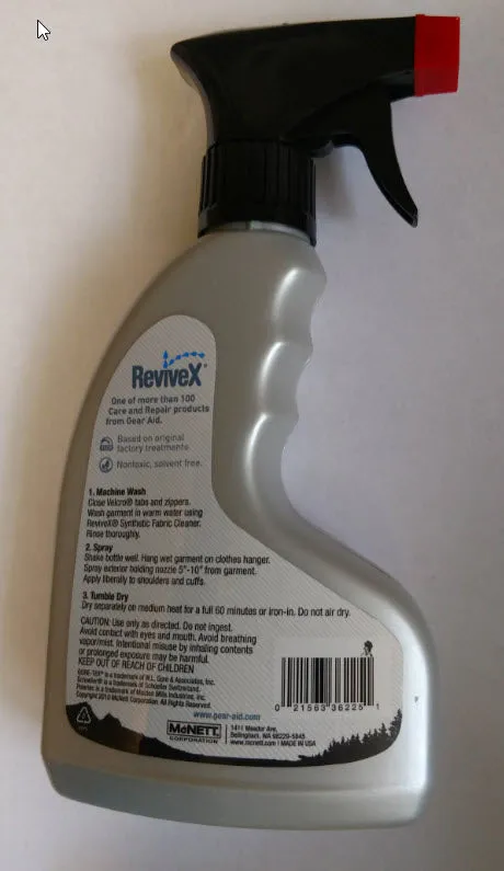 Gear Aid ReviveX Soft Shell Water Repellent Spray 10oz