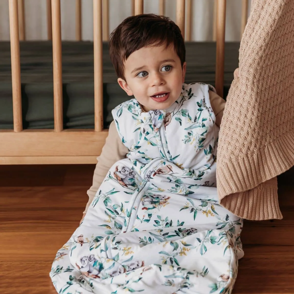 Snuggle Hunny Organic Jersey Sleeping Bag 2.5 TOG - Eucalypt