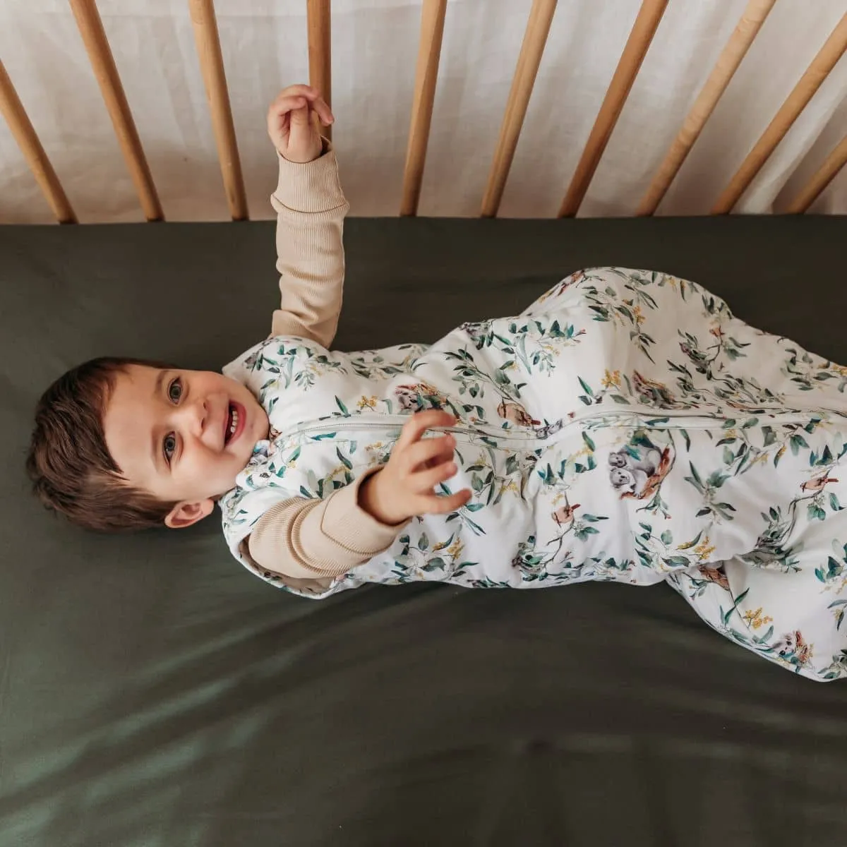 Snuggle Hunny Organic Jersey Sleeping Bag 2.5 TOG - Eucalypt