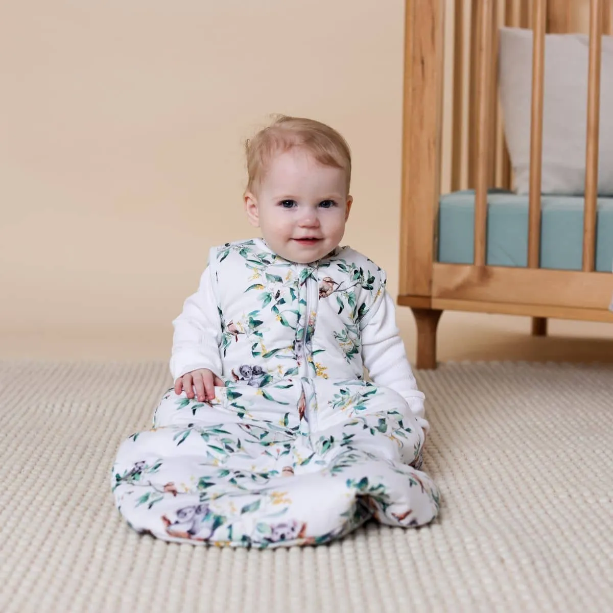 Snuggle Hunny Organic Jersey Sleeping Bag 2.5 TOG - Eucalypt